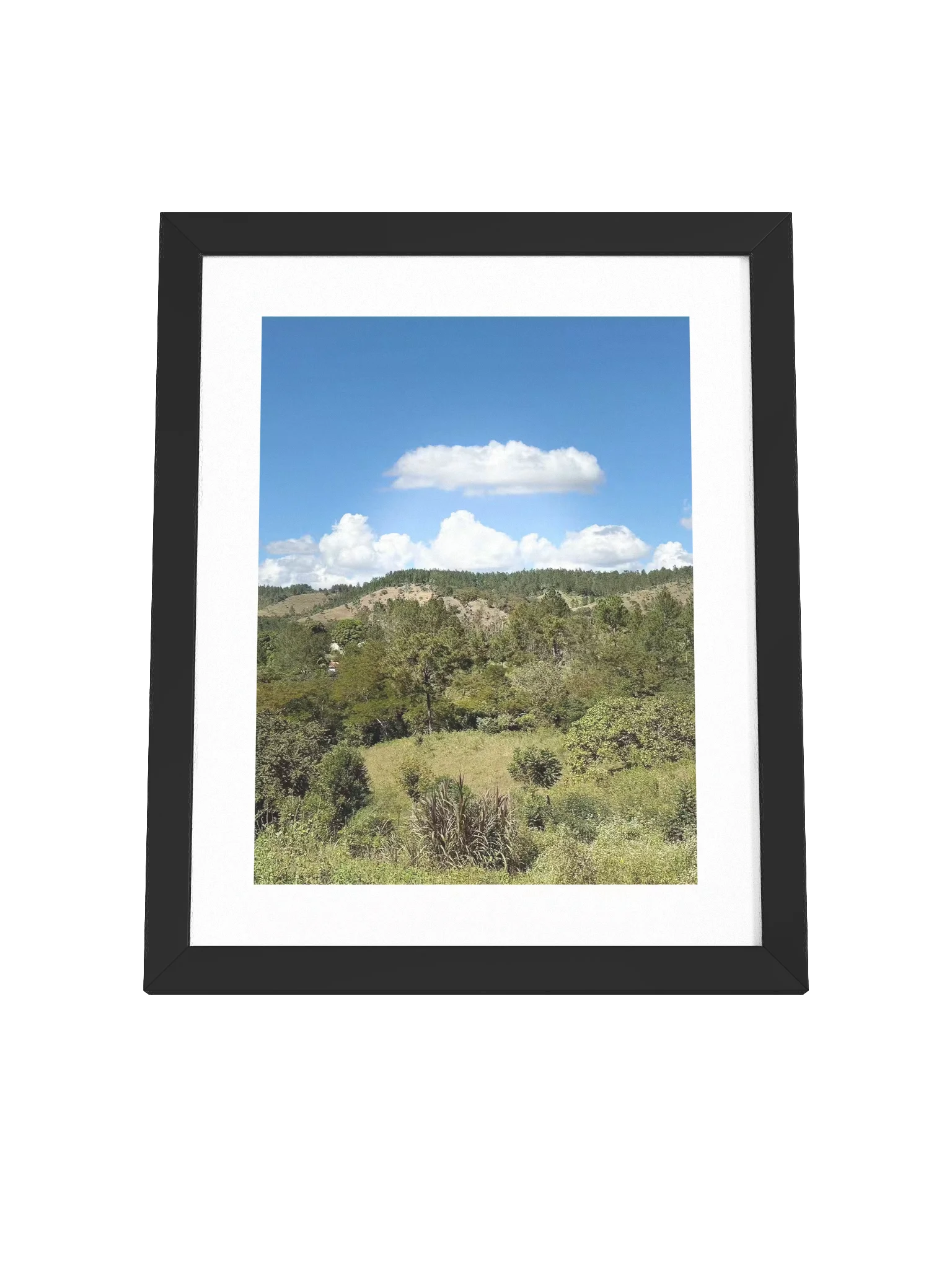 Mountain View with Cloud Framed Art Print product image (10)