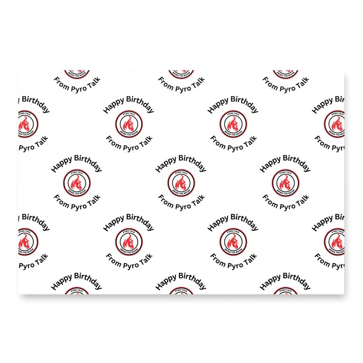 Happy Birthday from Pyro Talk Paper product image (2)