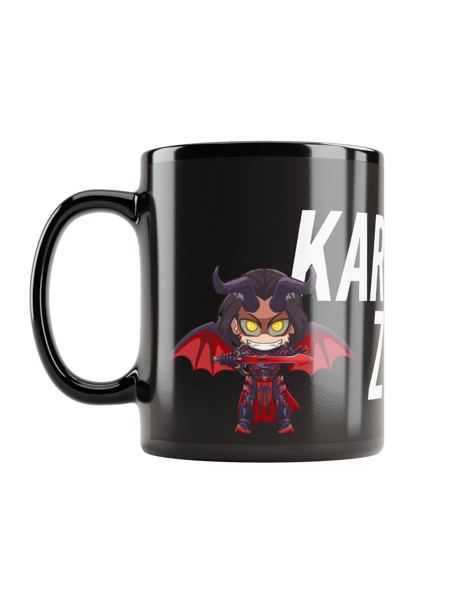 Kardinal Zyn Angel & Demon Coffee Mug (Black) product image (6)