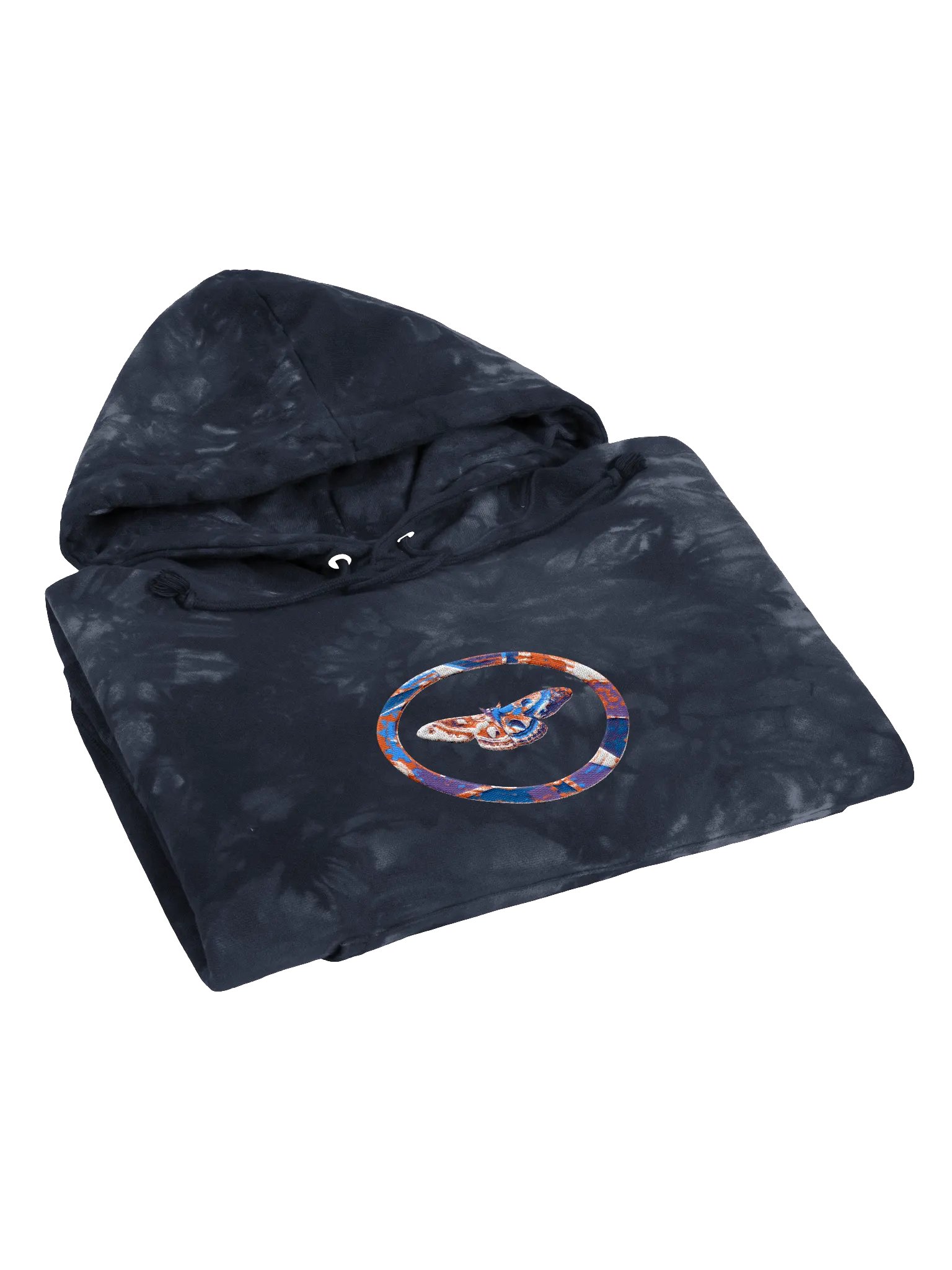 Moth Champion Embroidered Tie-Dye Hoodie product image (2)