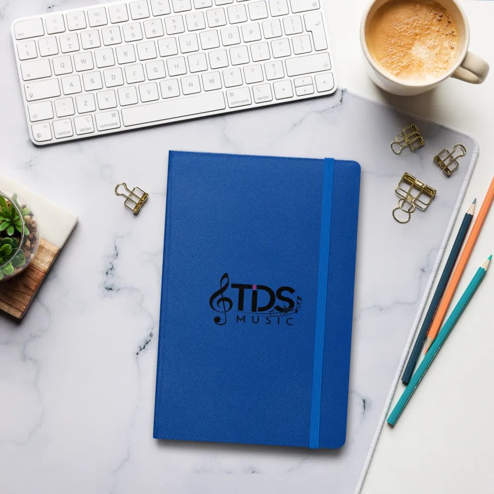 TDS Music Hardcover Notebook - 80 Lined Pages, Elastic Closure, Premium Journal for Creatives product image (1)