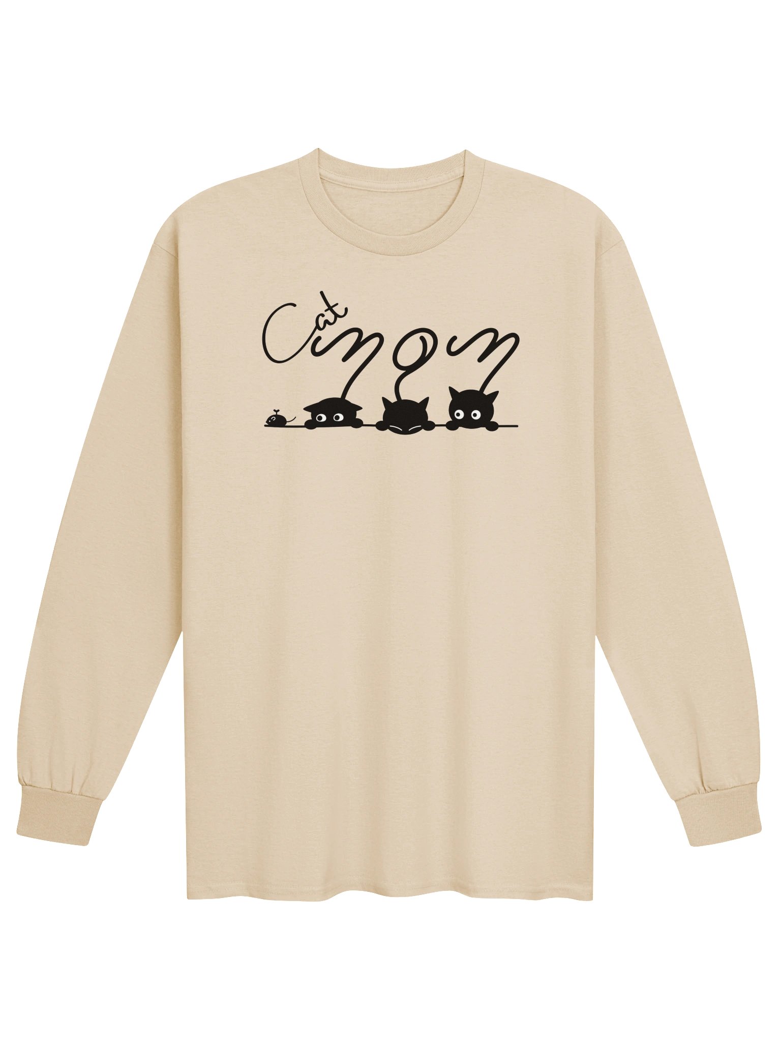 Cat Mom 1 - Unisex Adult Long Sleeve T-shirt product image (7)