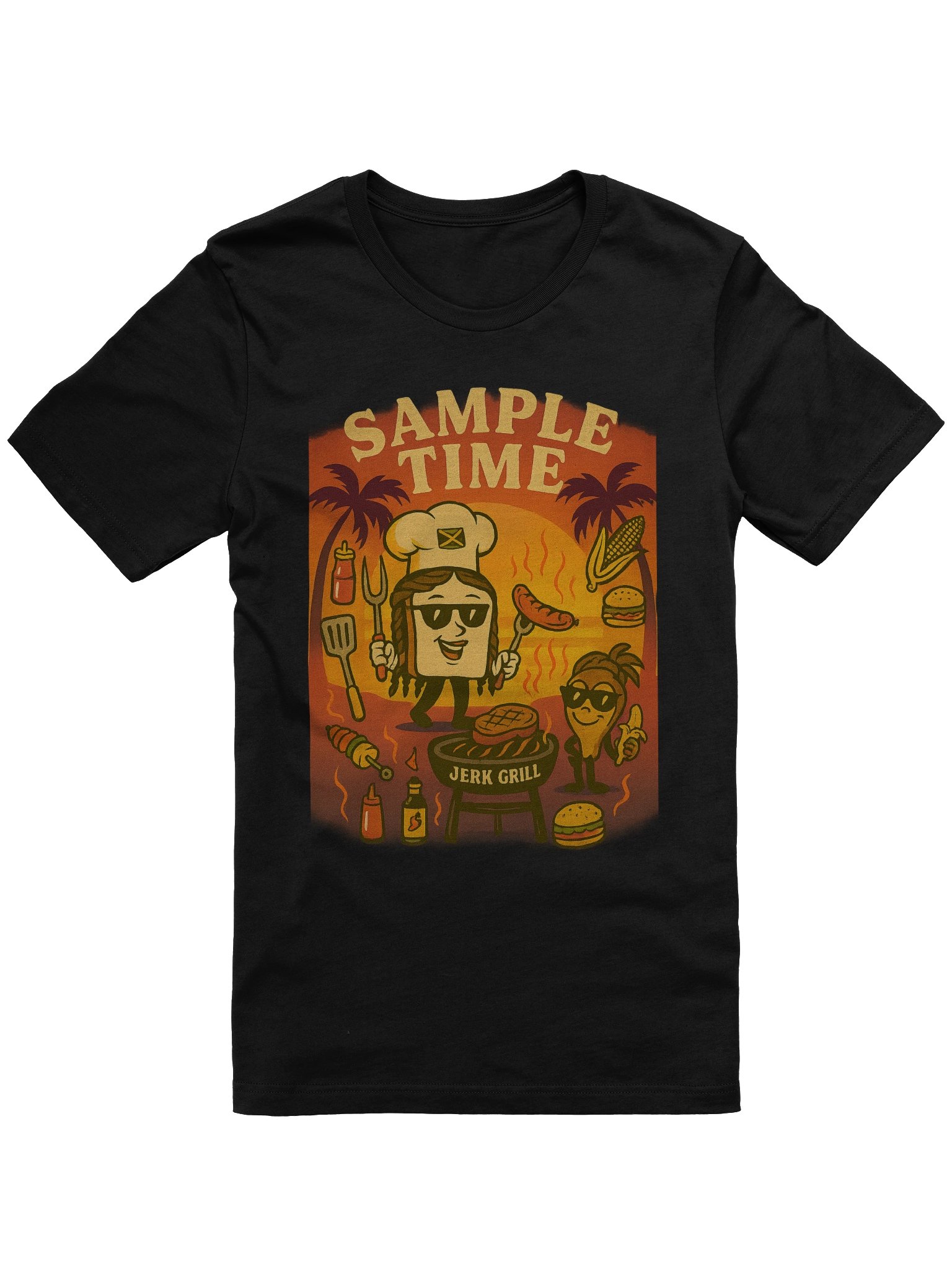 Sizzling BBQ Fun T-Shirt product image (2)