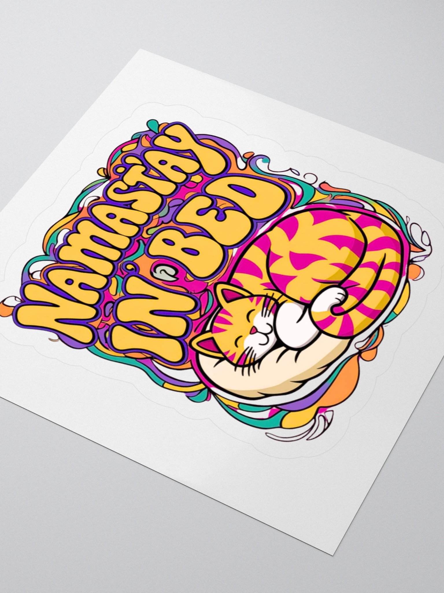 Namast'ay in Bed Sticker product image (7)