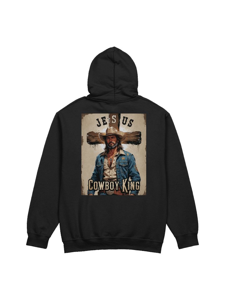 Jesus Cowboy King Hoodie product image (1)