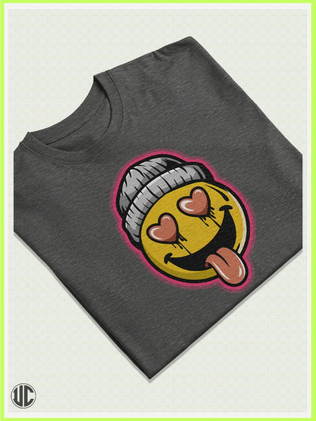 No Filter Smiley Heavyweight T-Shirt product image (2)