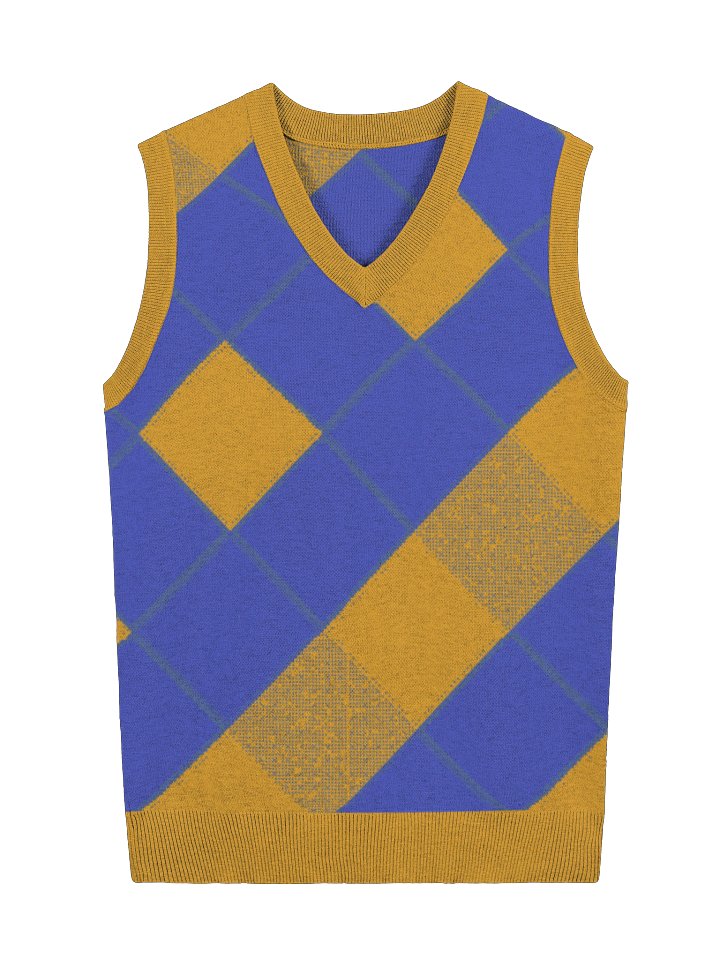 Classic Grandpa Argyle Sweater Vest product image (1)