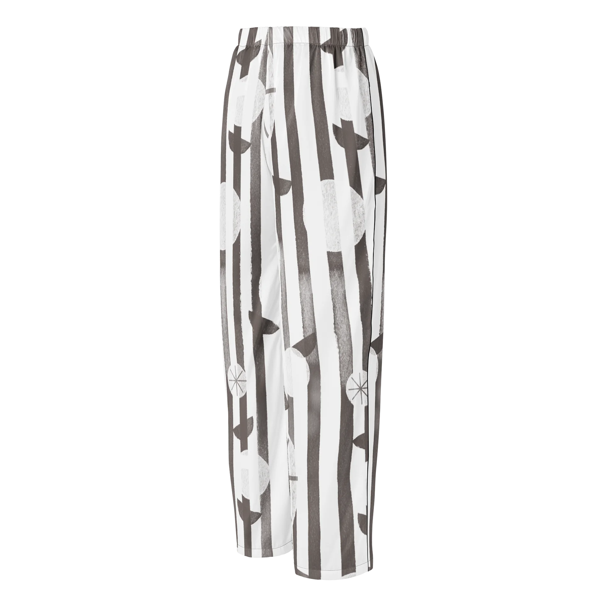 Monochrome Orbit All-Over Print Pajama Pants product image (3)