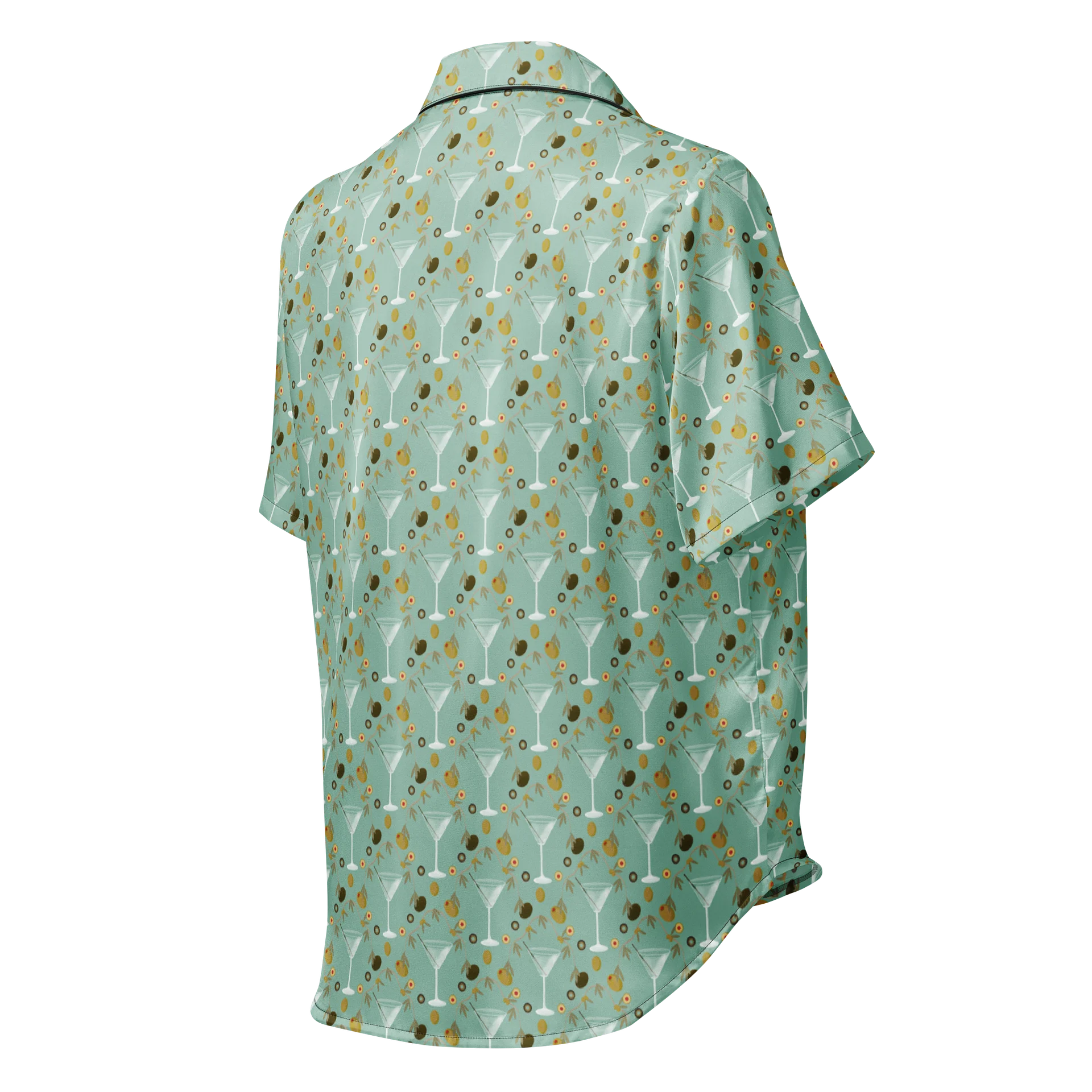 Diamond Martini Twist Women's Short Sleeve Pajama Top product image (3)