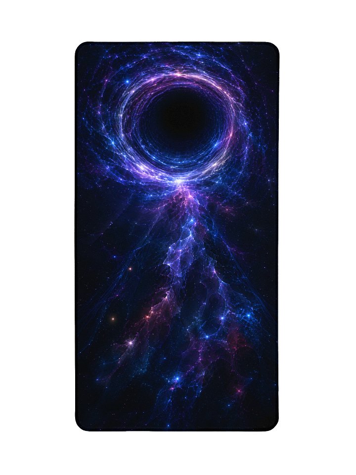 Wormhole 15.5" x 31.5" Desk Mat Mouse Pad - Frequency Tuning product image (2)