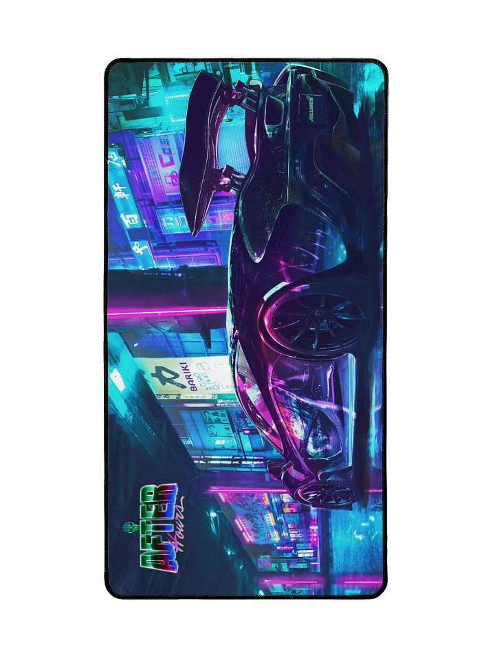 SolidCast AfterHours Neon Desk Mat 15.5" x 31.5" product image (2)