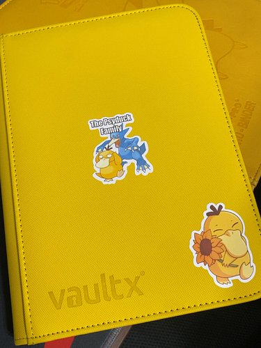 Finally got a binder dedicated to #psyduck! Yay! #pokemon #pokemoncards #pokemoncollector #psyduckcollector