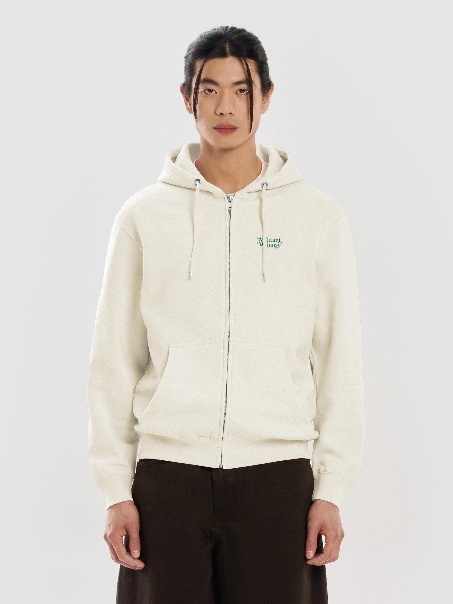 Militant Whimsy Embroidered - Zip Hoodie product image (45)
