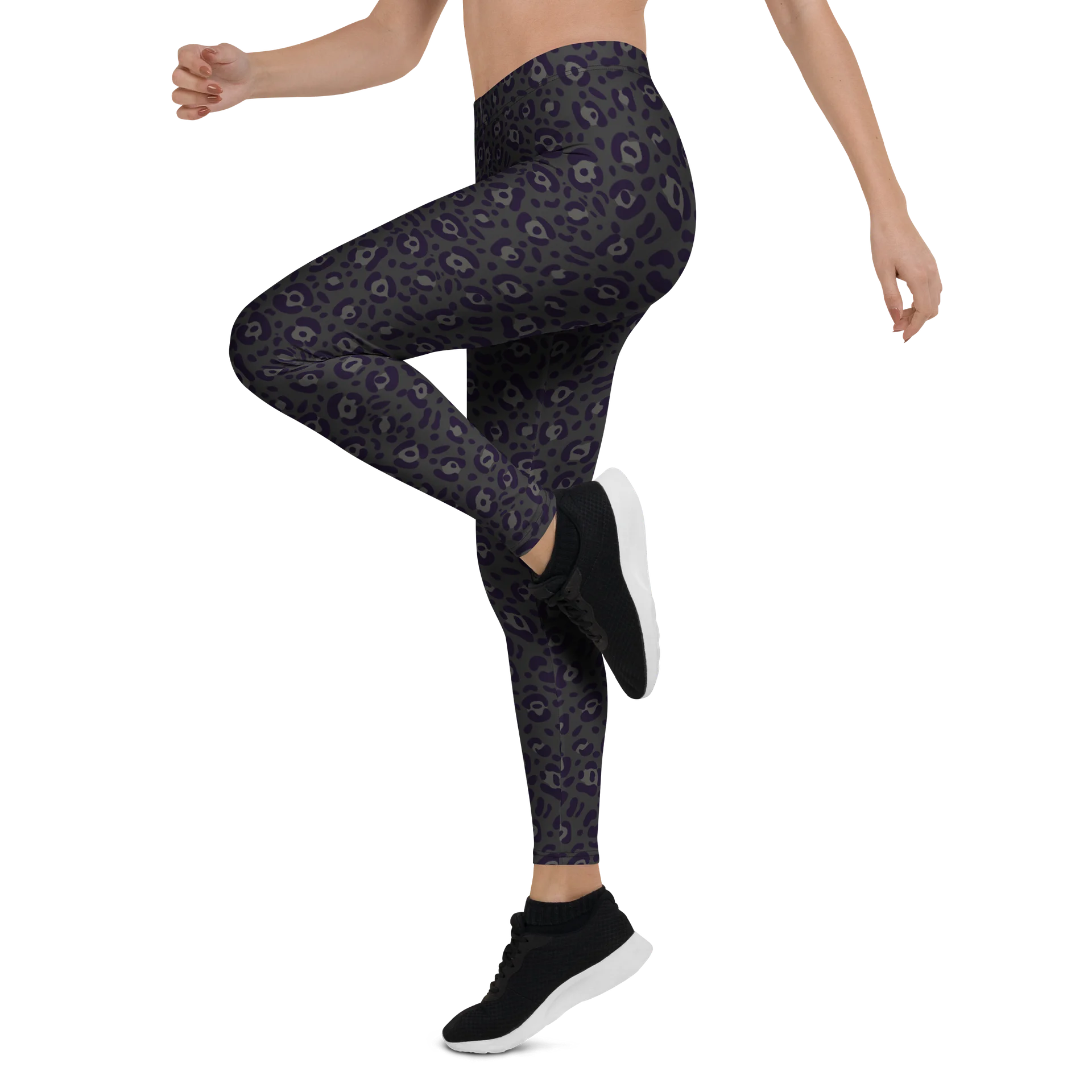 Comfortable Leggings with Bold Black Leopard Print product image (4)