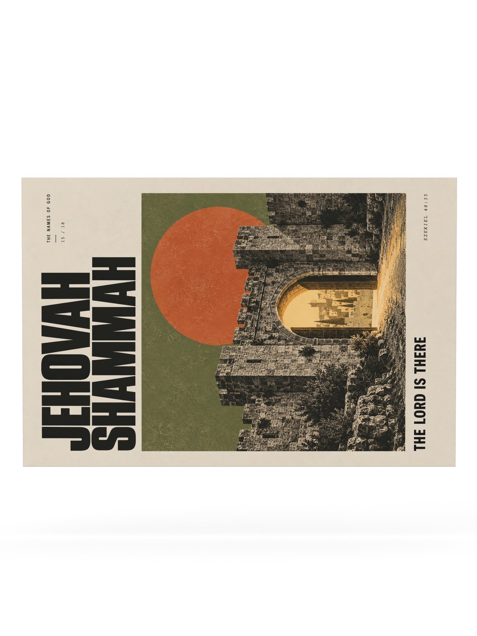 Jehovah Shammah | Names of God Art Print product image (6)