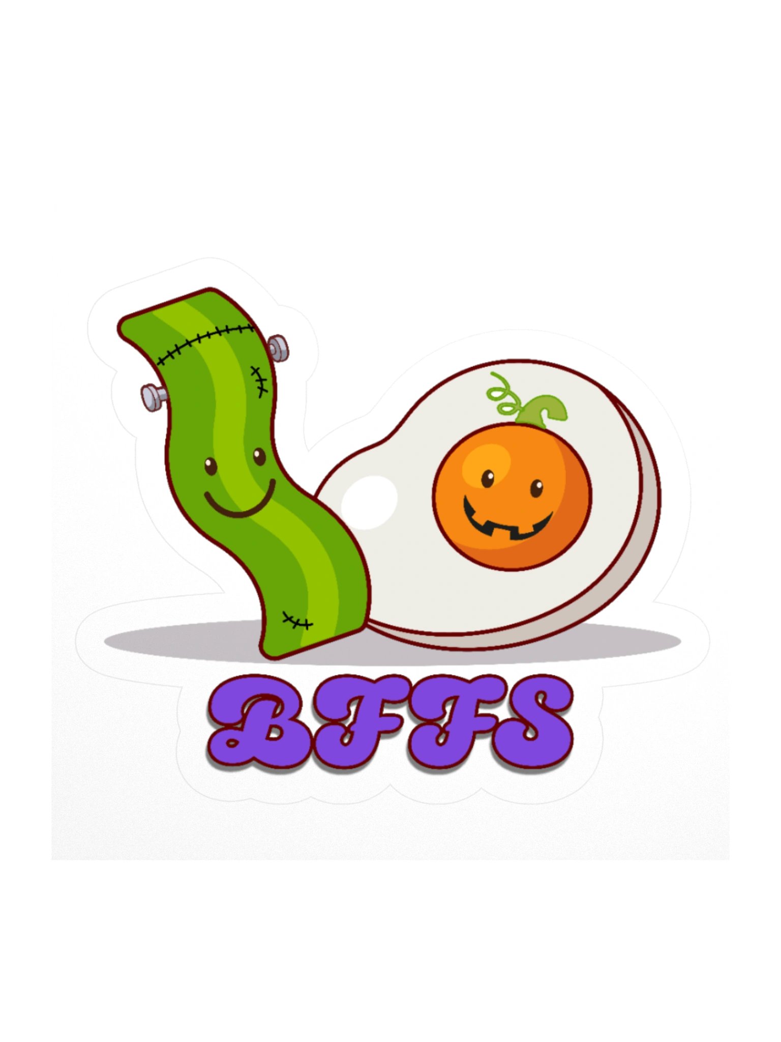 Halloween BFFS Stickers Bacon and Egg product image (1)
