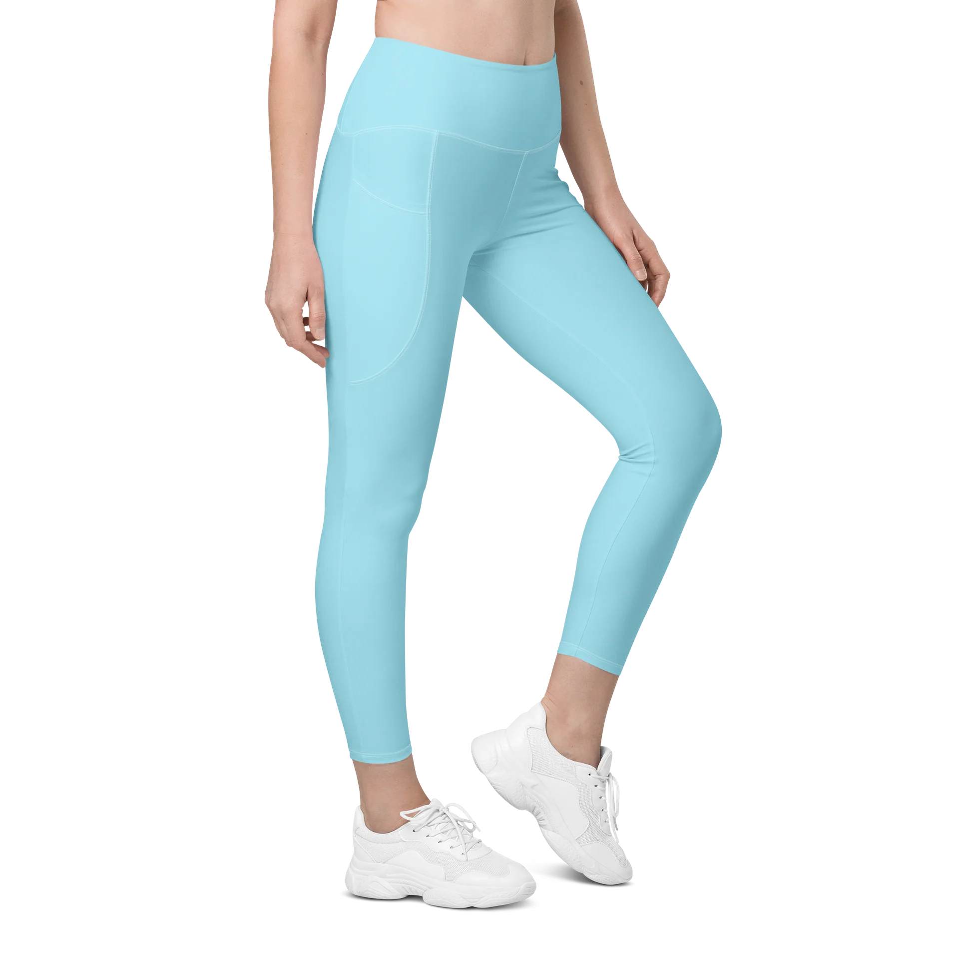 Light blue Leggings with Pockets product image (4)