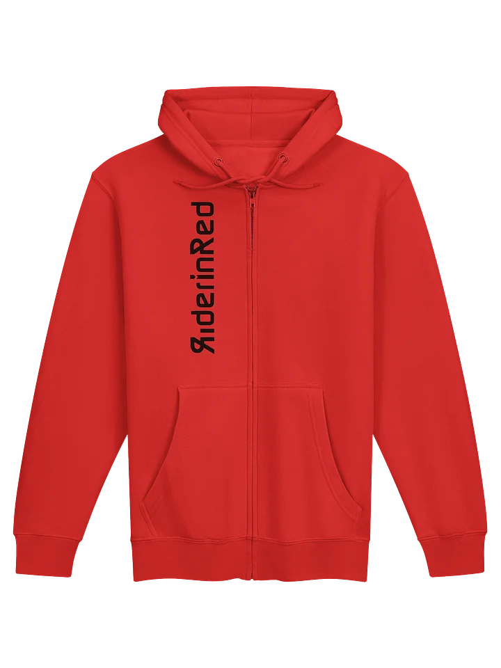Rider In Red Zip-up Hoodie product image (1)