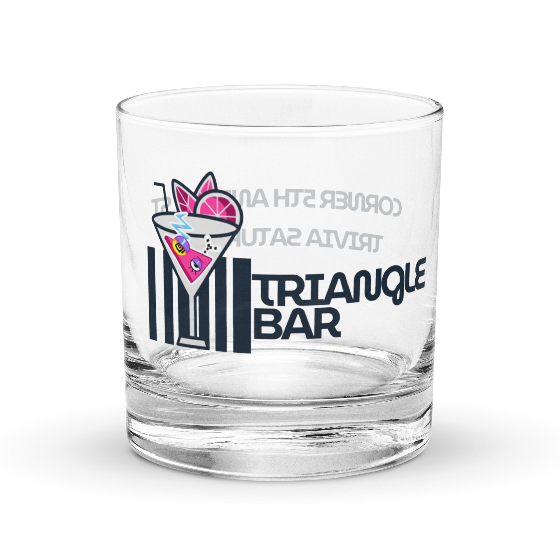 LowkeyFire TADC Triangle Bar Rocks Glass product image (1)