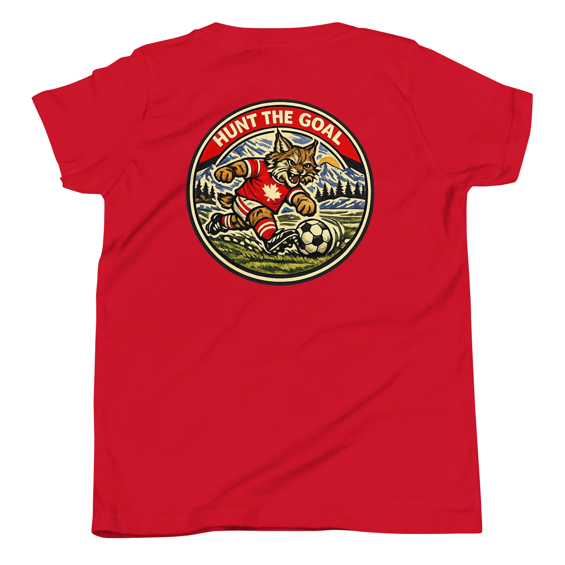Lynx Soccer Player T-Shirt for Kids | The Wild Games product image (28)