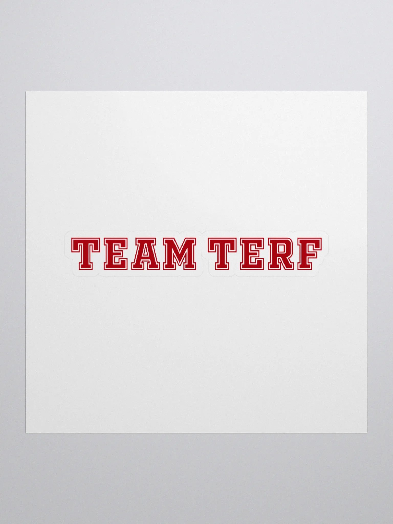 TEAM TERF STICKER product image (3)