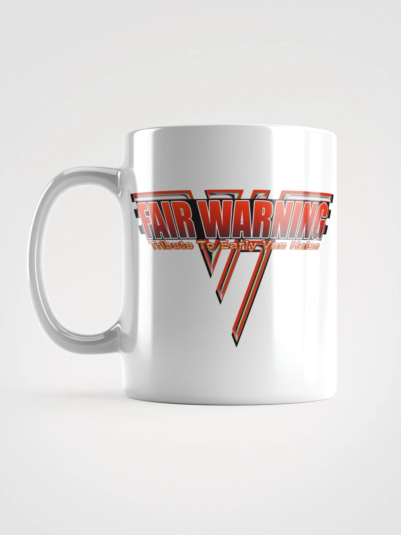 Fair Warning Band White Coffee Mug product image (16)