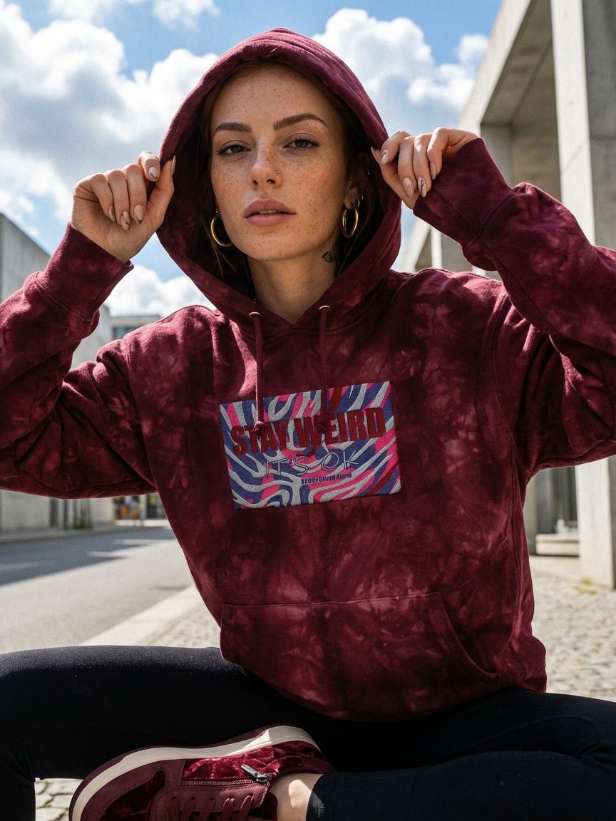 It's Ok HAC +Champion-Embroidered Hoodie product image (3)