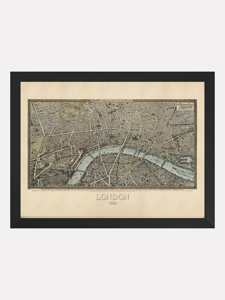 London 1892 (Framed Poster Print) product image (1)