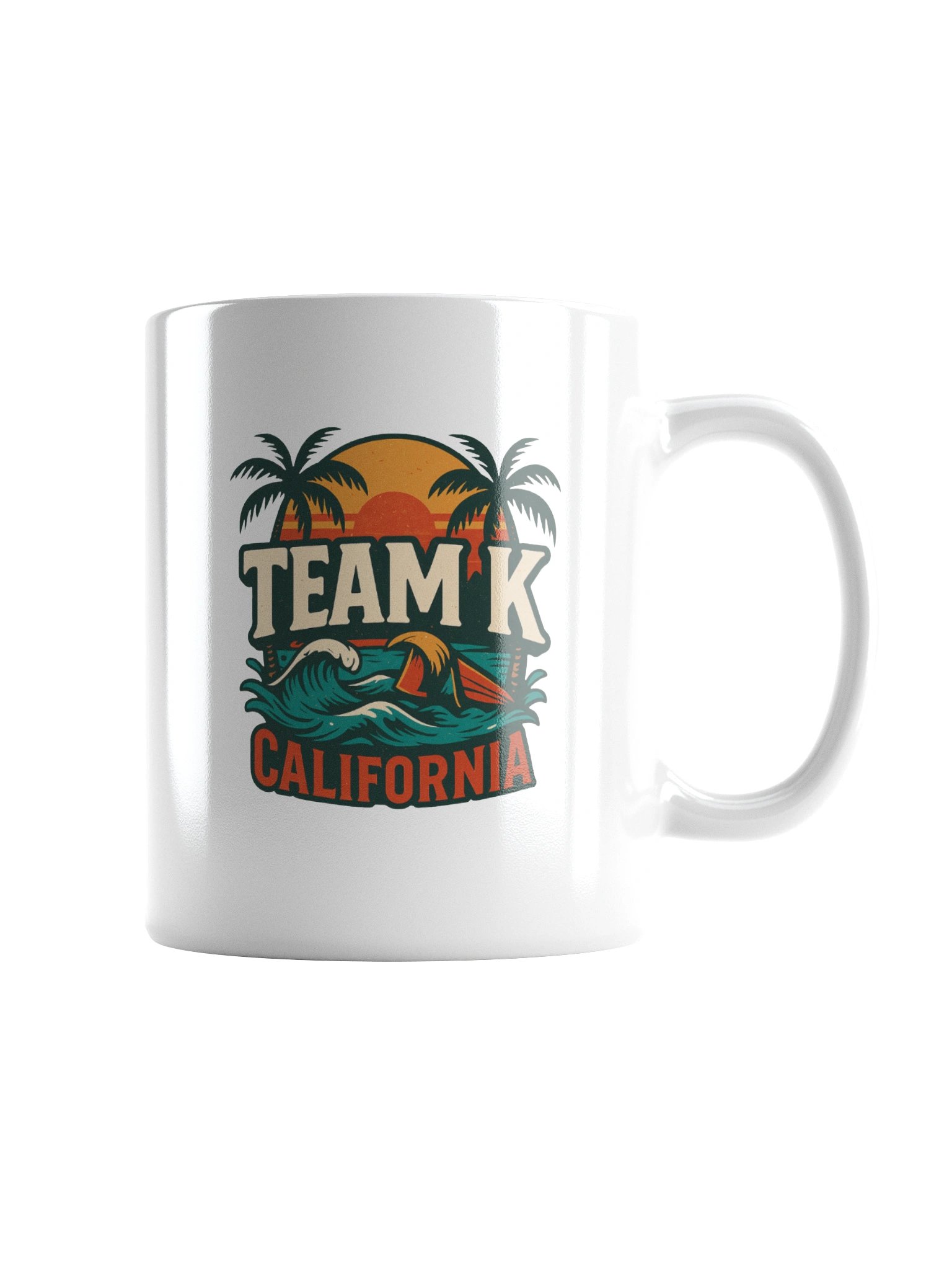 TEAM K CALIFORNIA White Mug product image (3)