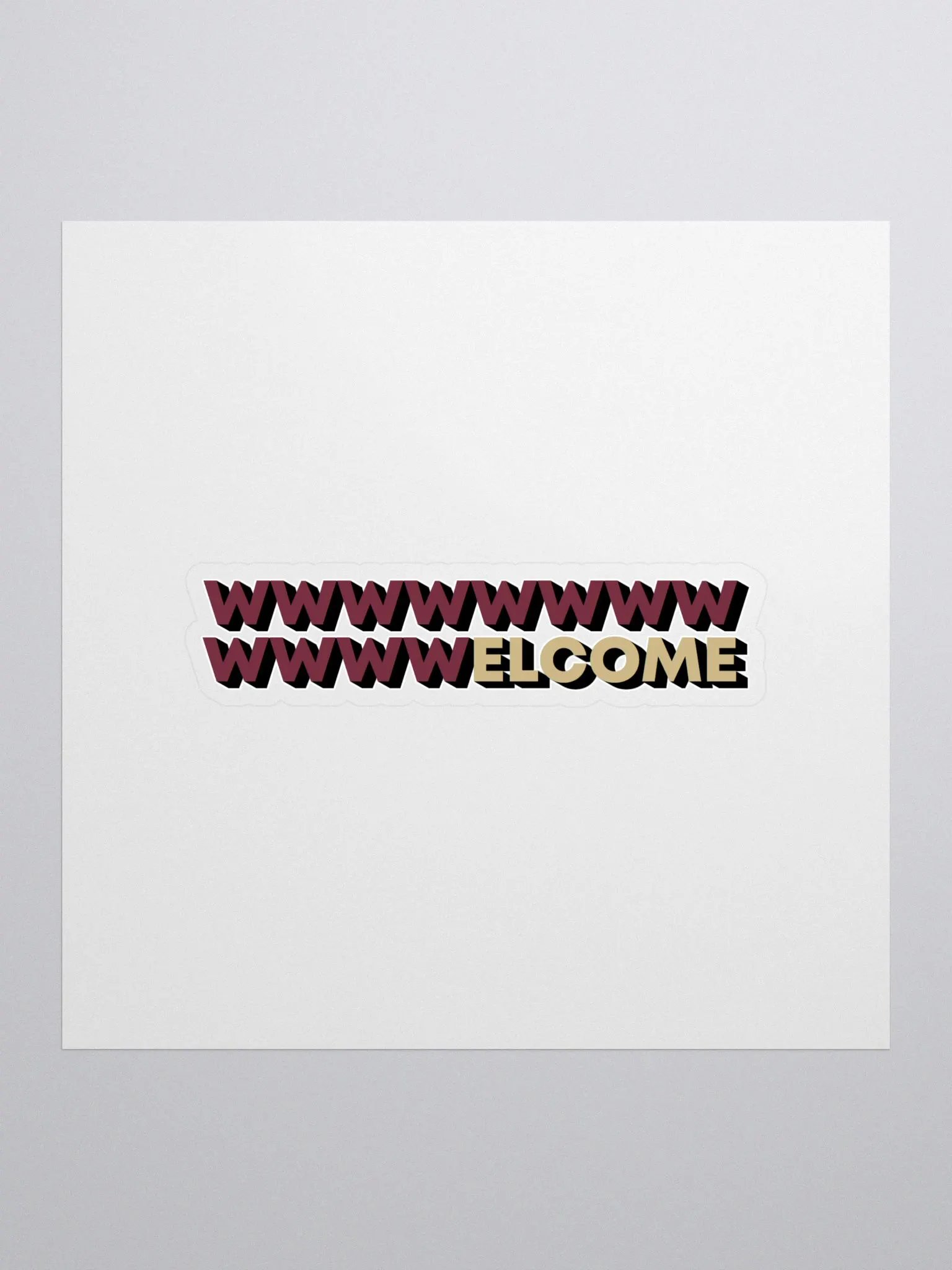 Tallahassee 99 Welcome Sticker product image (1)