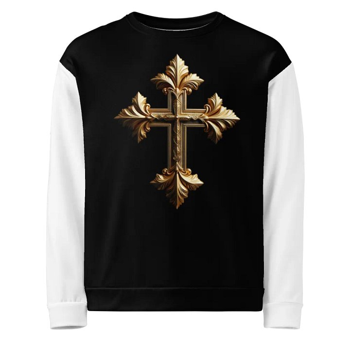 A Golden Angel and Cross - Unisex Sweatshirt #7 product image (1)
