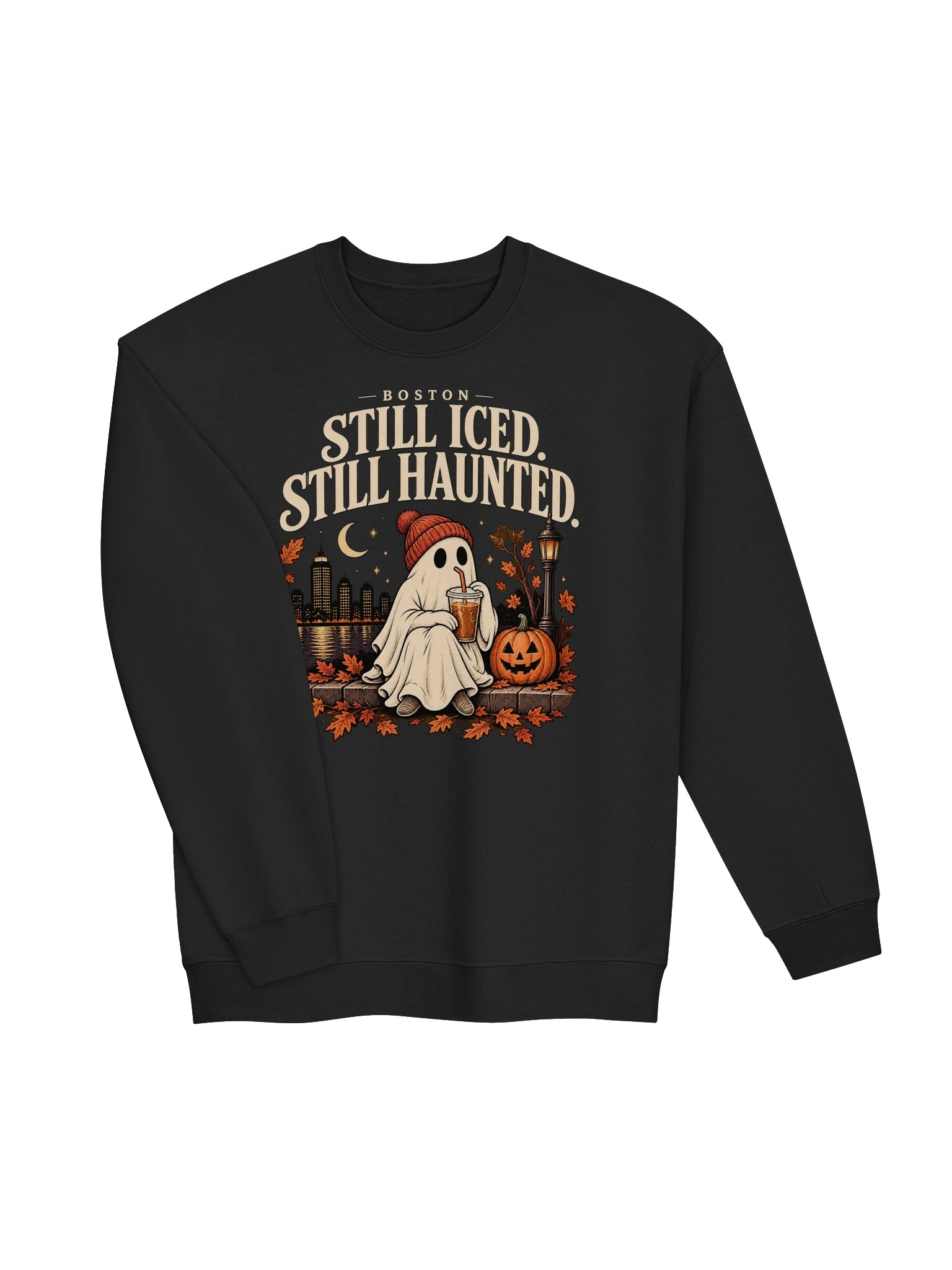 Boston: Still Iced. Still Haunted. Crewneck Sweatshirt product image (3)