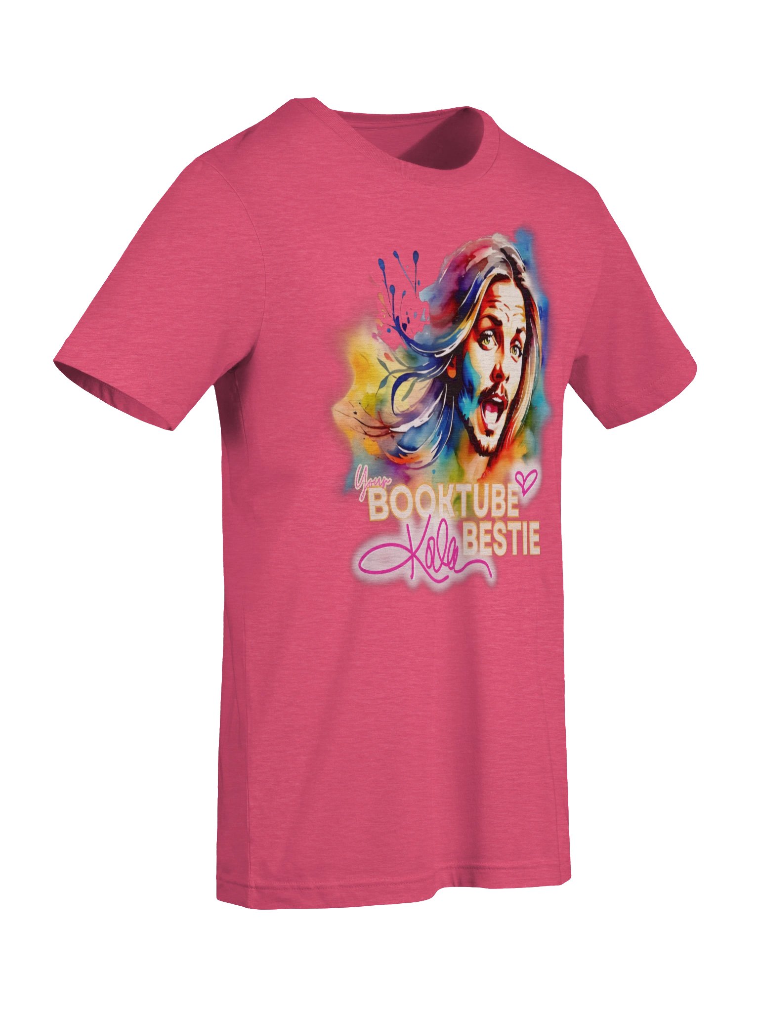 Your BookTube Bestie T-Shirt - Heathered product image (107)