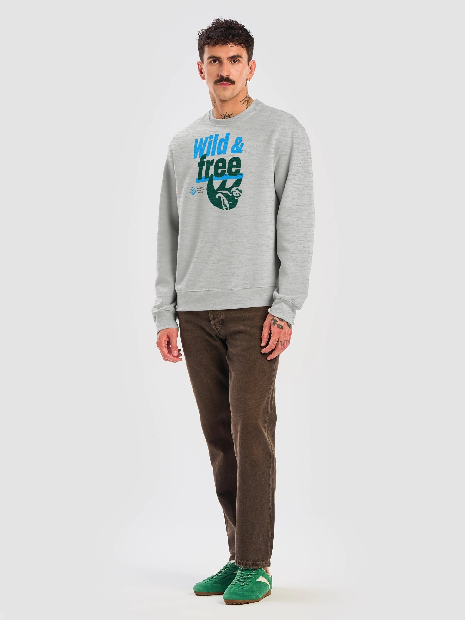 Wild & free - Sloth - Sweatshirt product image (8)