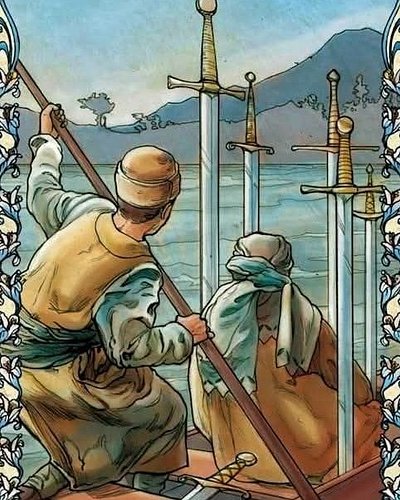 PENSAMENTO DO DIA
22 JUNHO DE 2026
6 DE ESPADAS
(Tarot Mucha)

A carta do 6 de Espadas fala-nos de mudança de rumo , ponto de...