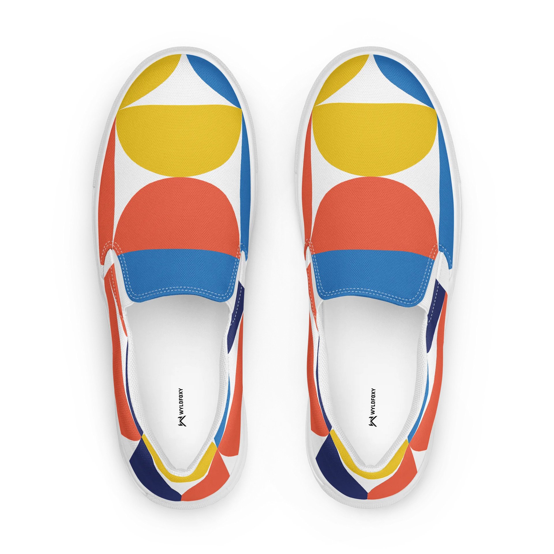 WyldFoxy Yellow blue Canvas Shoes product image (1)