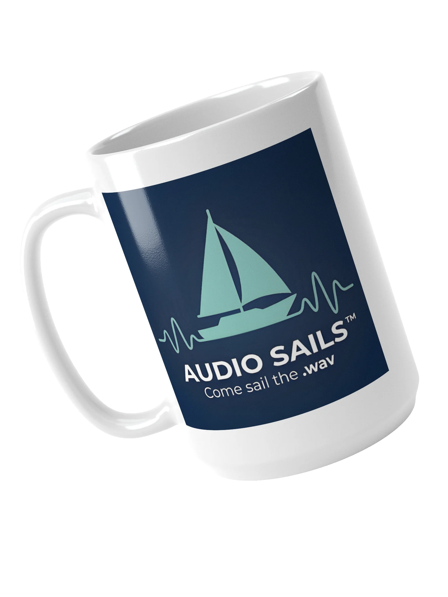 Audio Sails 'Come sail the .wav' Mug product image (5)