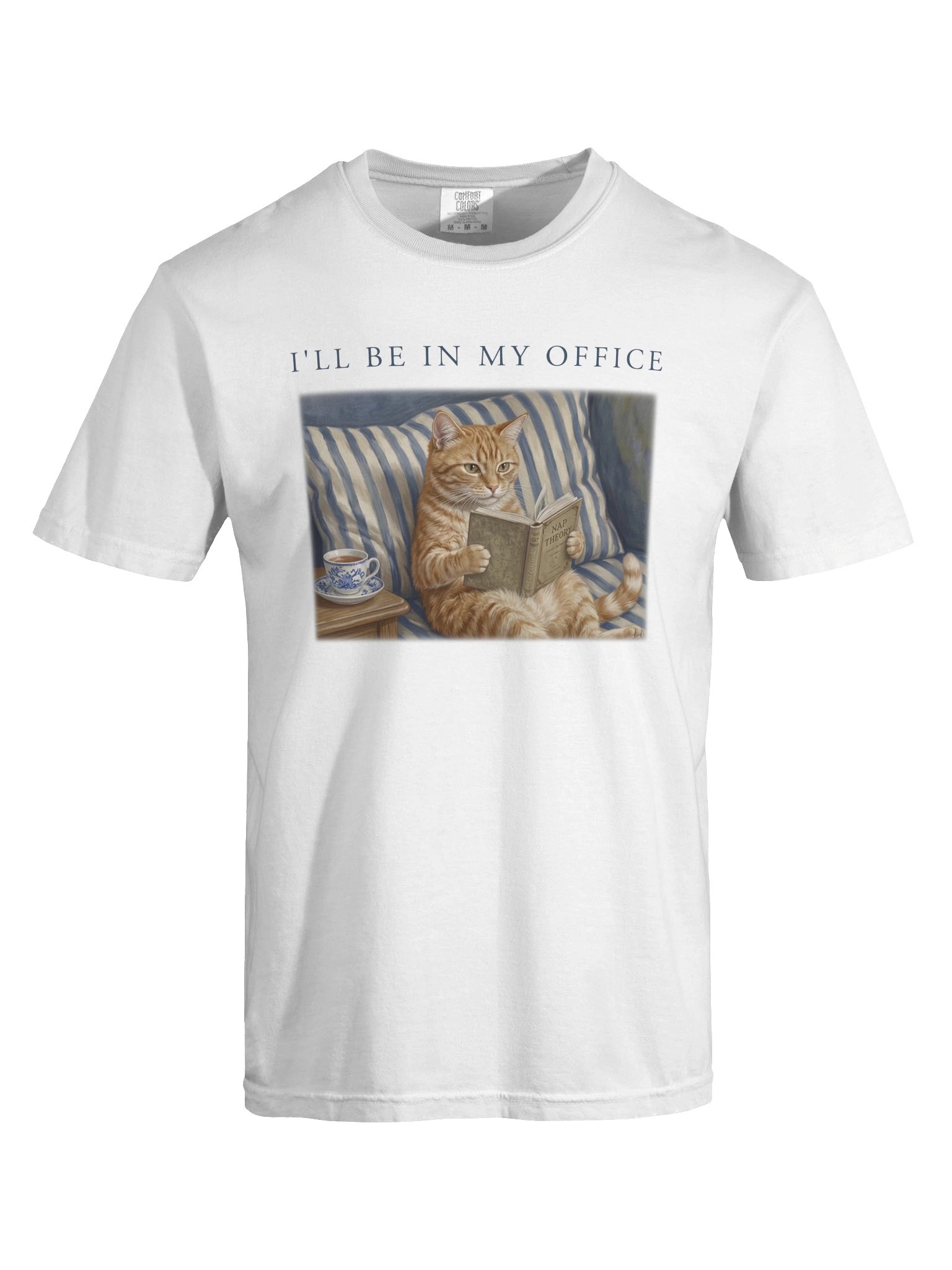 I'll Be In My Office" Comfort Colors Cat Graphic Tee product image (37)