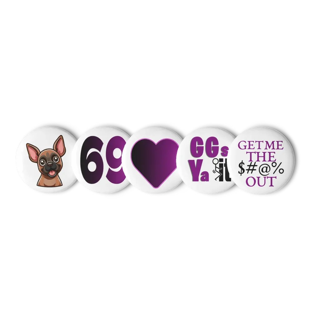 Emote Pin Buttons Set product image (5)