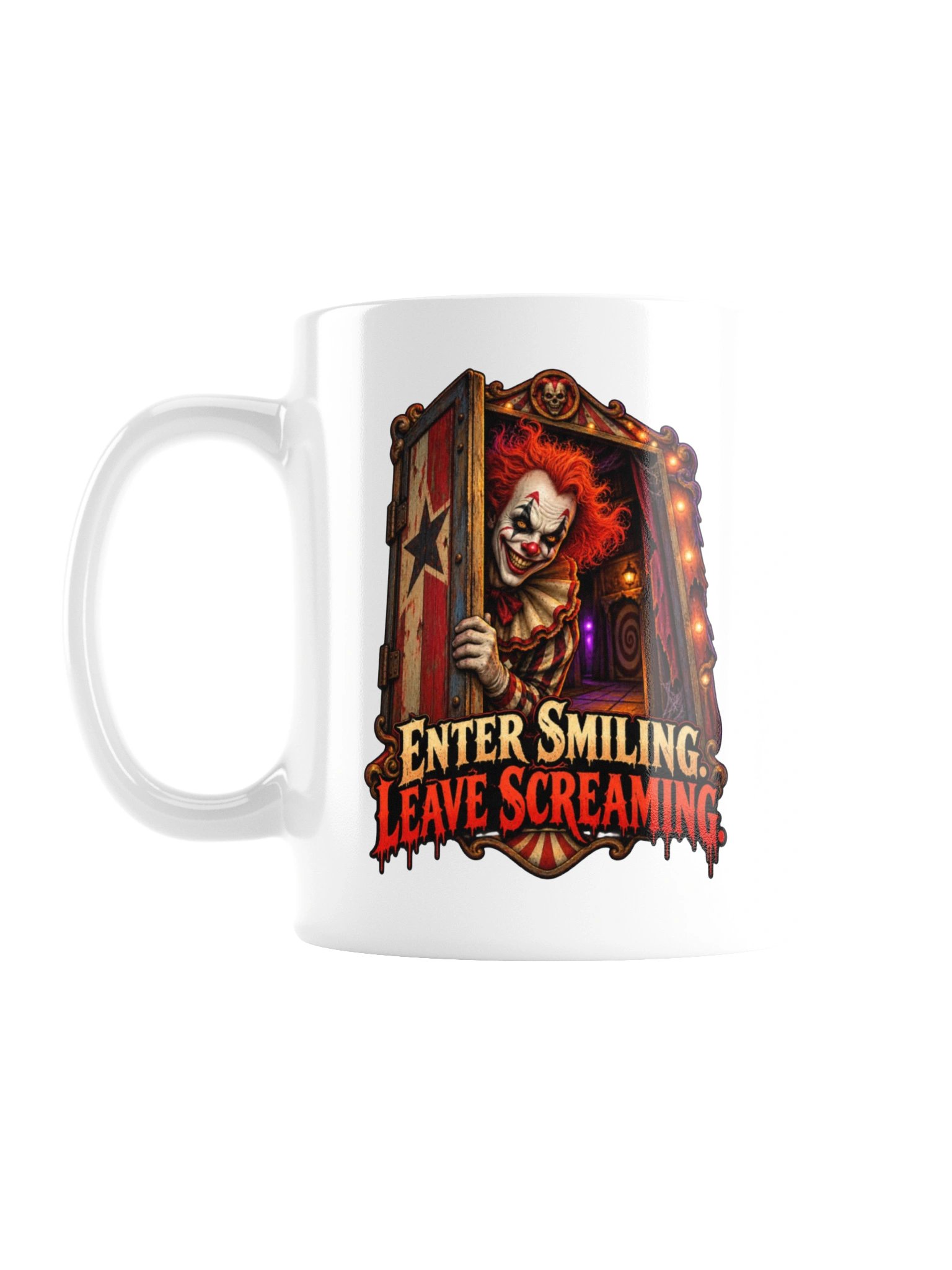 ENTER SMILING. LEAVE SCREAMING - MUG product image (1)