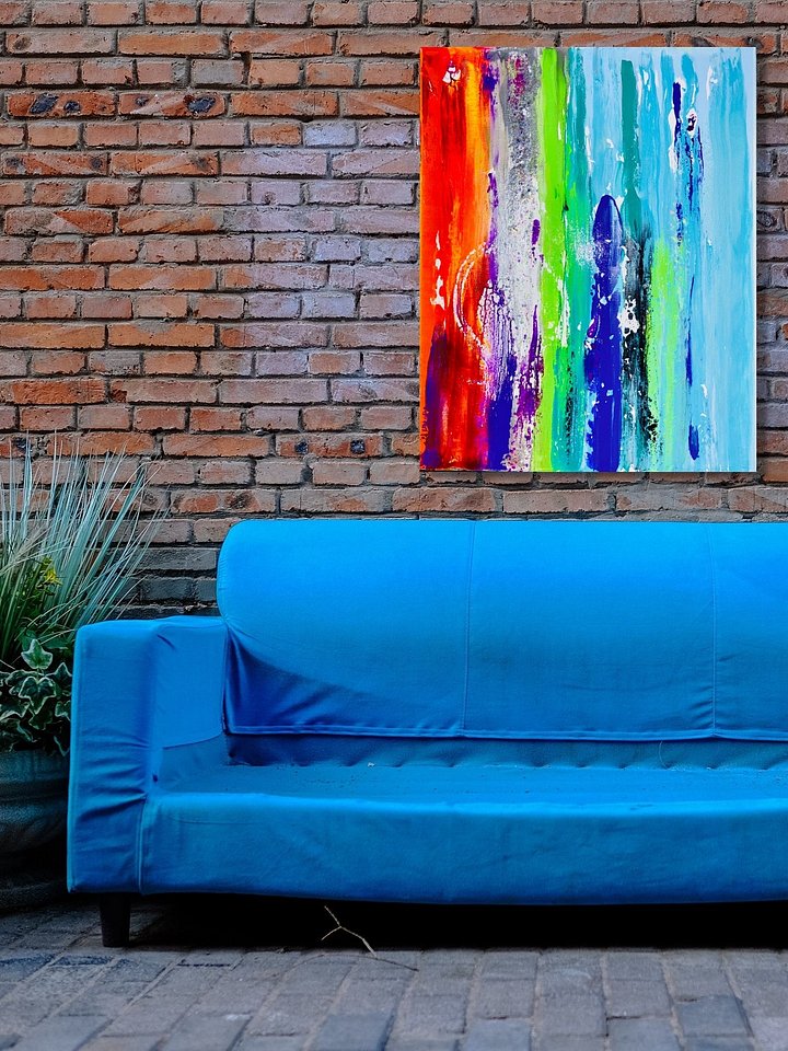 Screaming Rainbow Gallery Canvas Print product image (2)