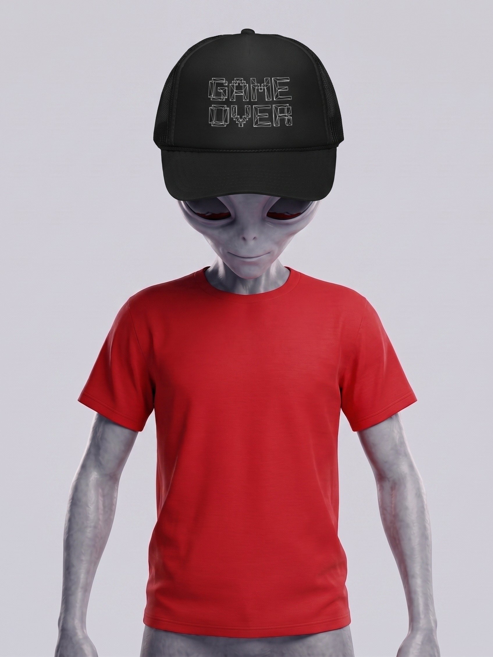 Game Over Screen Trucker Hat product image (2)