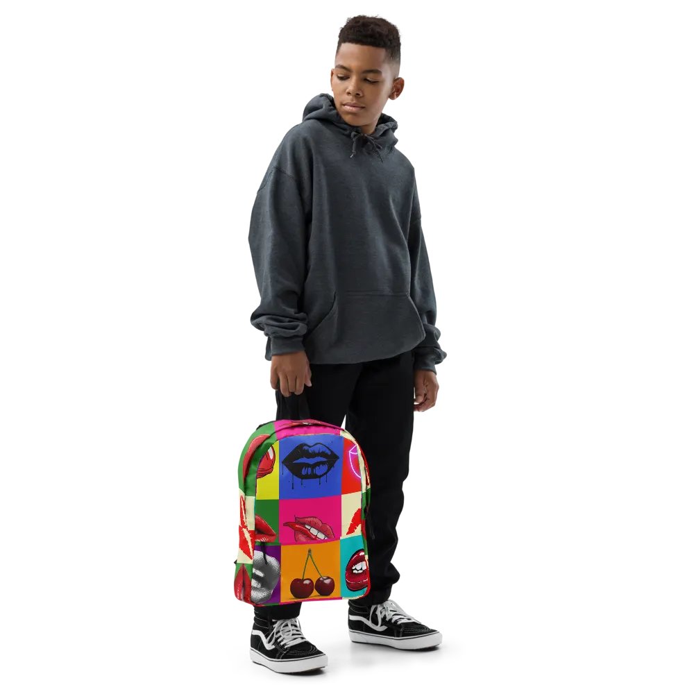 Luscious Lips and Cherries All-Over Print Backpack product image (6)