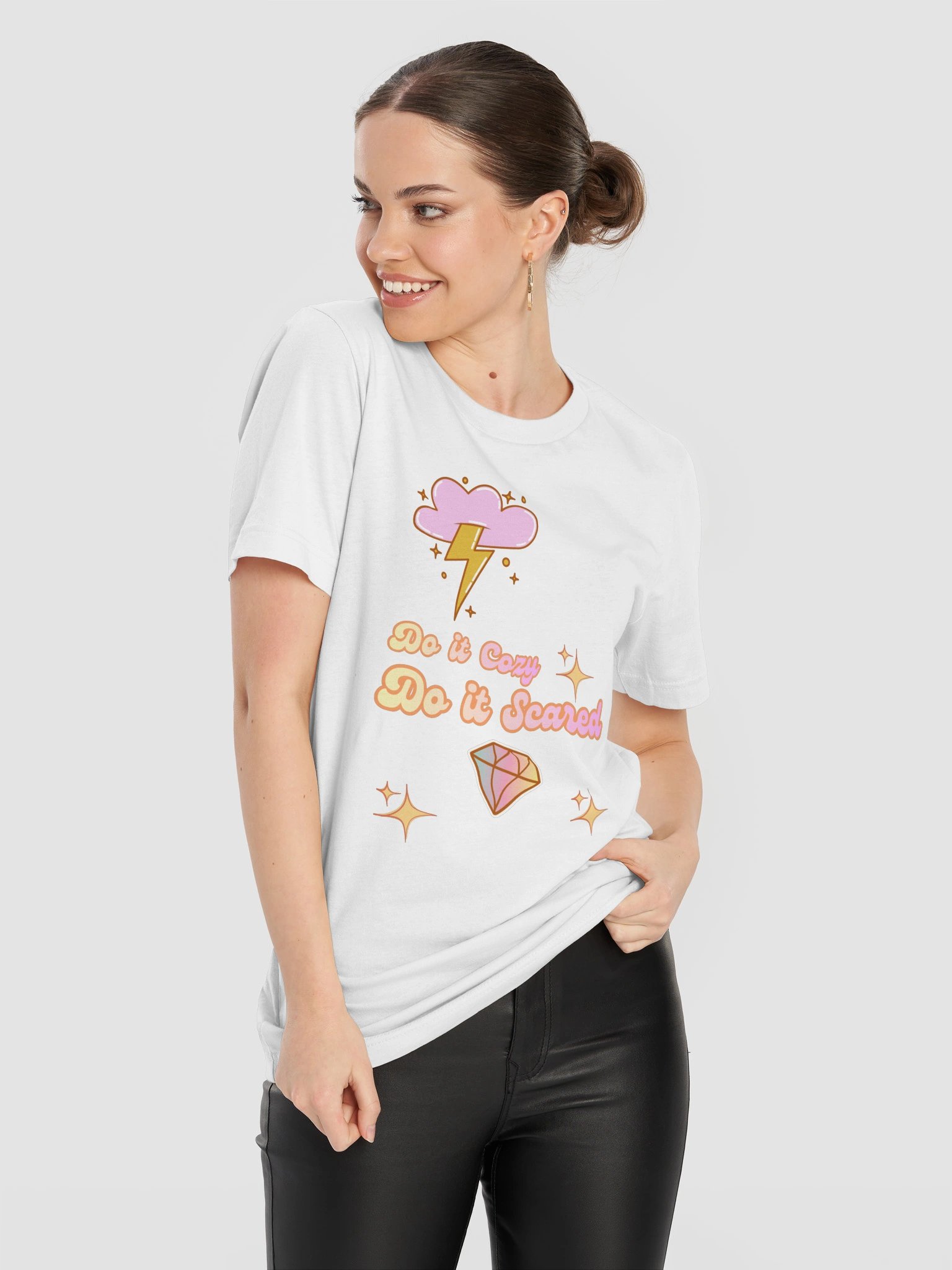 Do it Cozy, Do it Scared | Retro T Shirt product image (1)