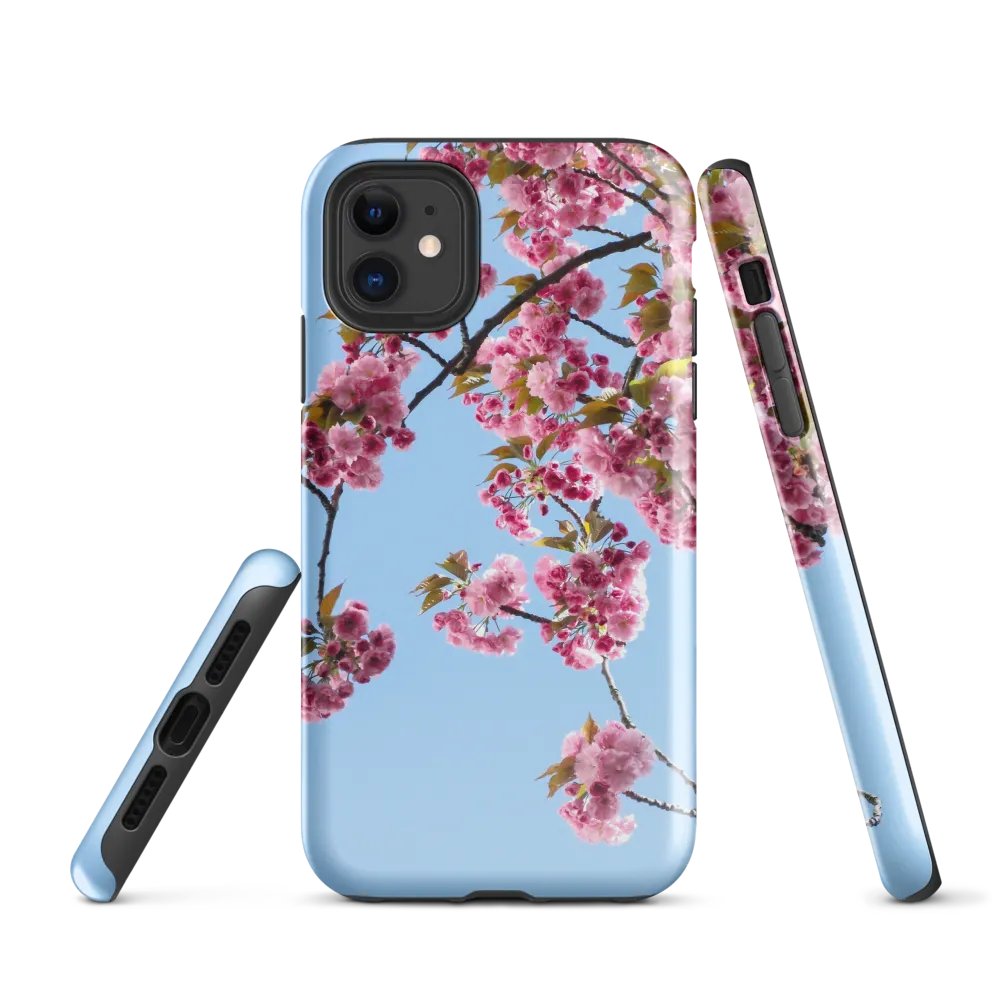 Cherry Blossom Skyline iPhone Tough Case - Premium Protection with Elegant Floral Design product image (1)