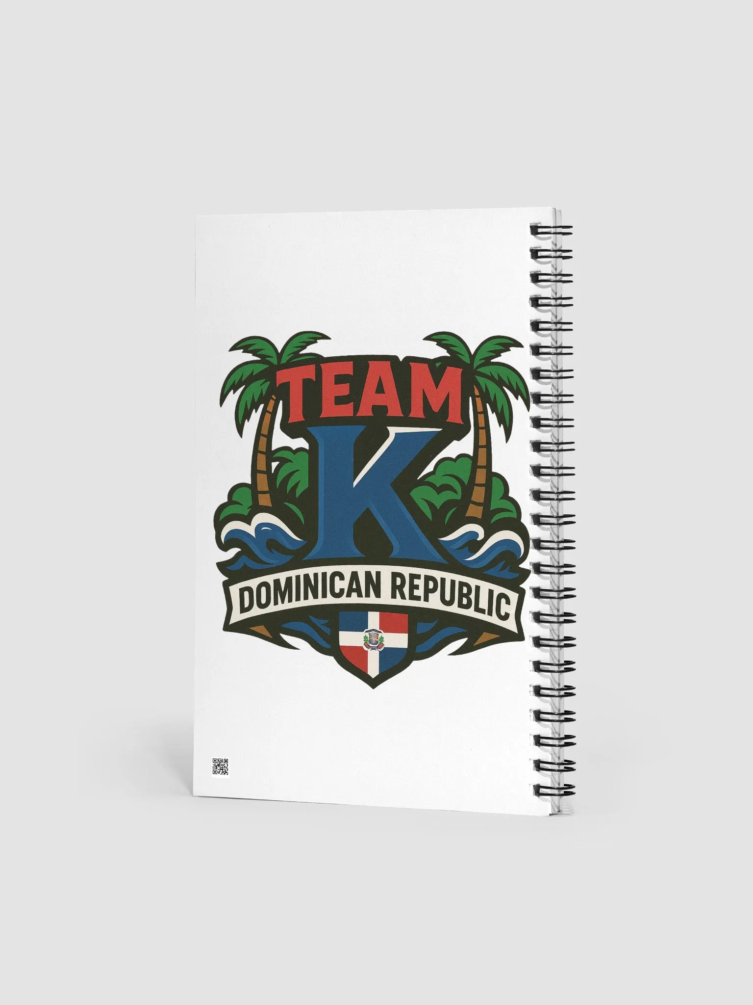 TEAM K Dominican Republic Spiral Notebook product image (2)