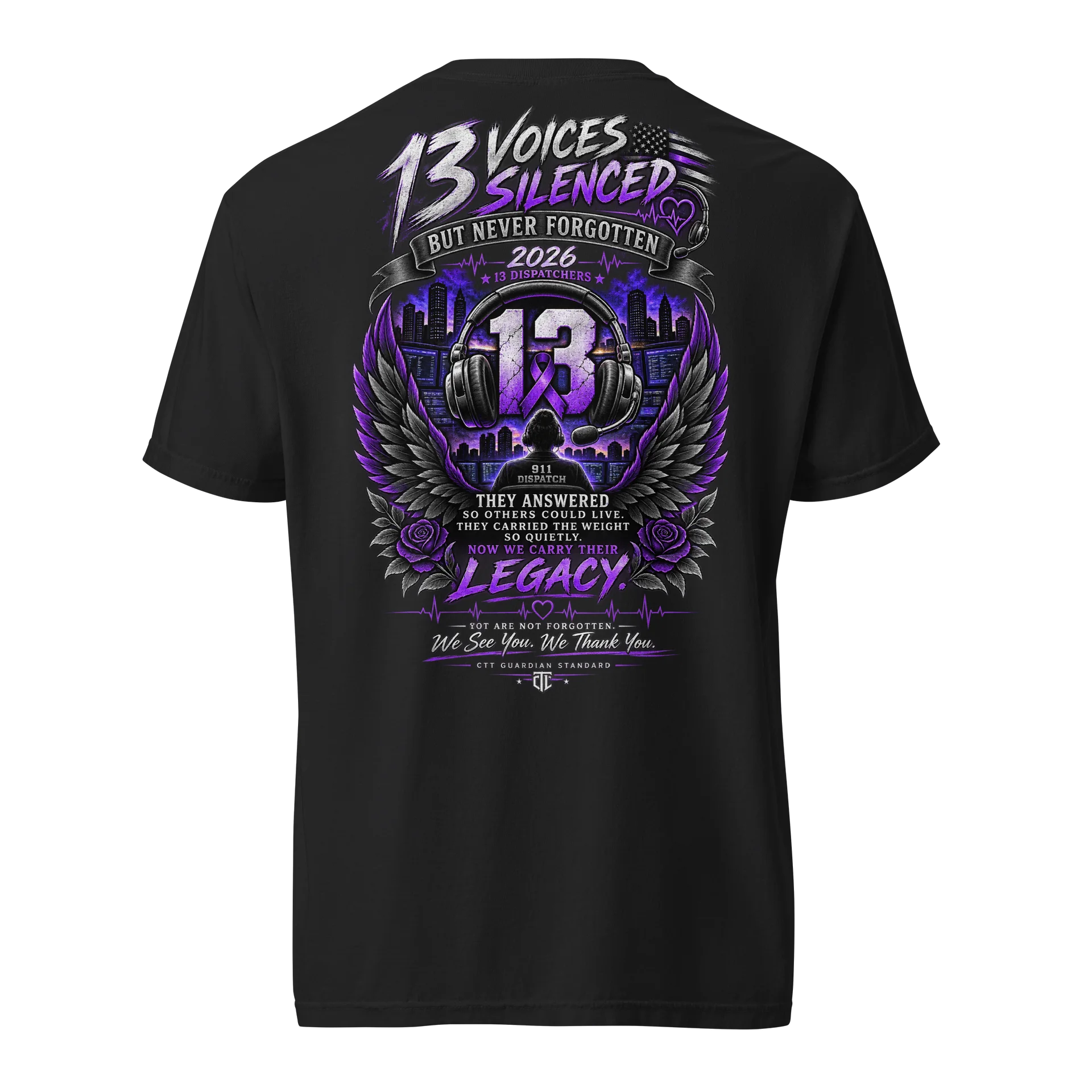 CTT Guardian Standard | 13 Voices Silenced Memorial Tee product image (4)