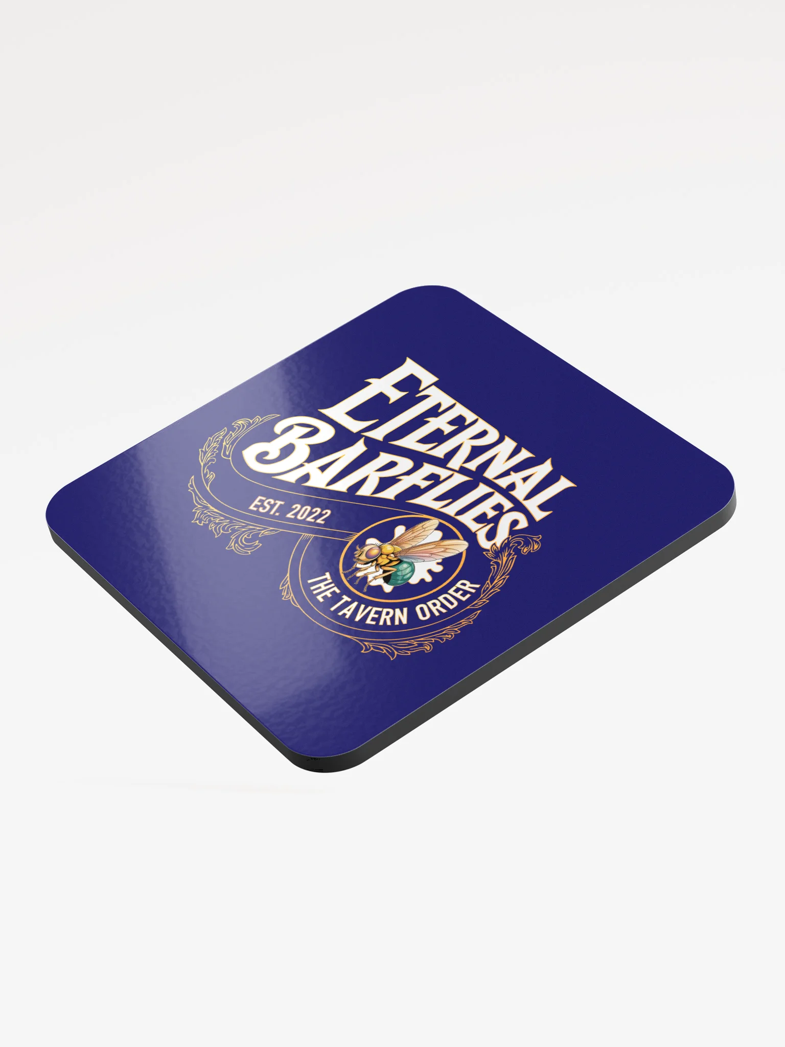 Eternal Barflies Tavern Glossy Cork Coaster product image (3)