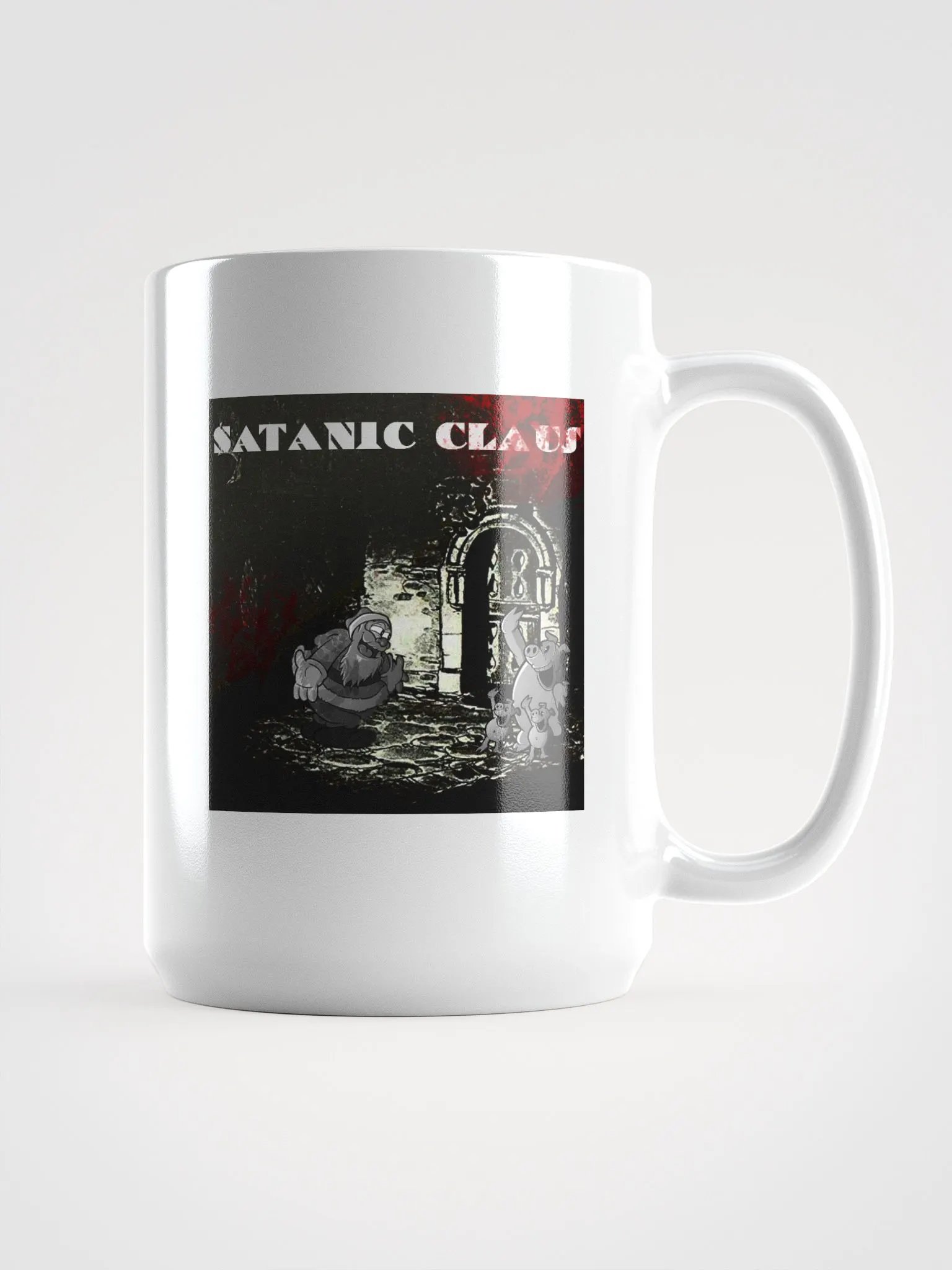Satanic Claus Heat-Resistant Mug product image (1)