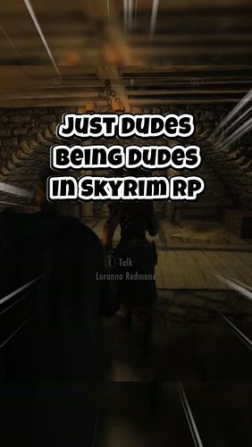 Just @shlermy_ and I hanging out in the Bards College in Daedric Online.
#skyrim #skyrimrp #daedriconline #keizaalonline #sky...